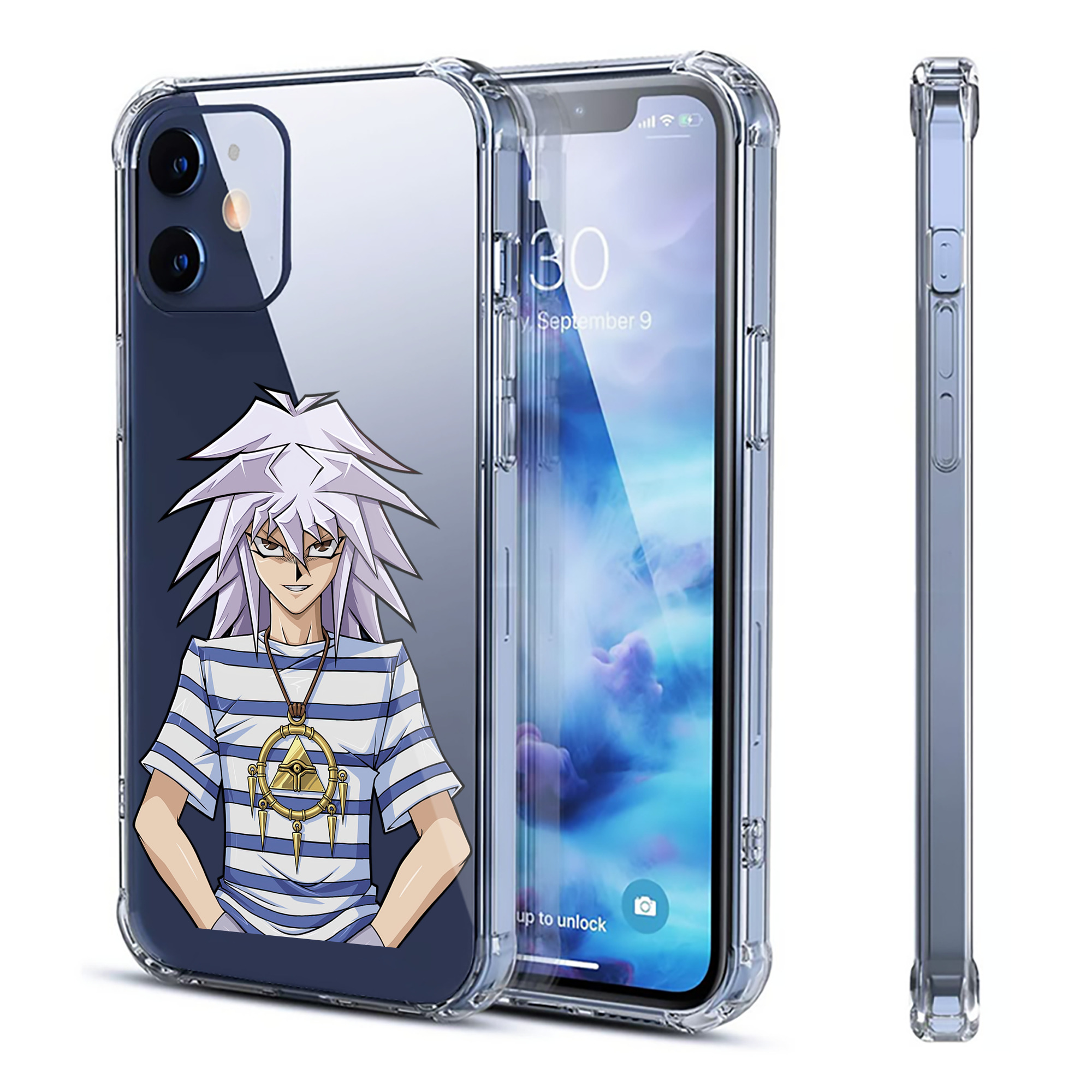 （画像用） 遊☆戯☆王 Yu-Gi-Oh! 【iPhone 12シリーズ対応】透明スマホケース（クリアソフトケース）